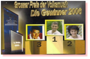 3. Platz beim Groen Preis der Volksmusik 2008